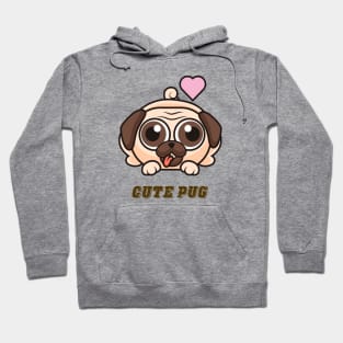 Cute pug lover Hoodie